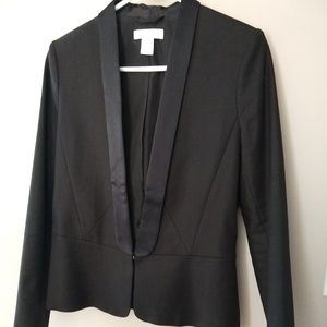 Black H&M Tuxedo Blazer
